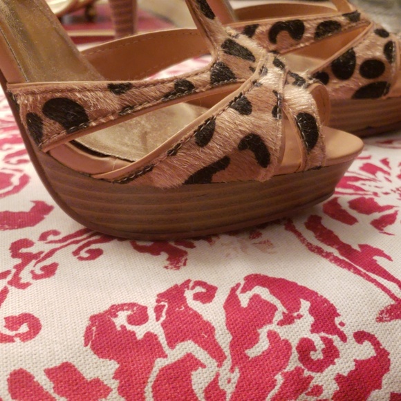 Animal print platform sandals - Picture 5 of 5